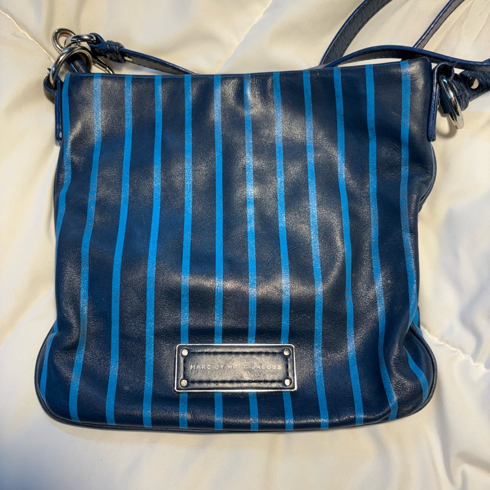 Marc by Marc Jacobs Blue Striped Women's Bag